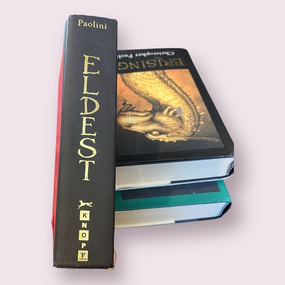 The Eragon 4 book series - Christopher Paolini 
1 paperback, 3 hardcovers - Picture 4 of 16